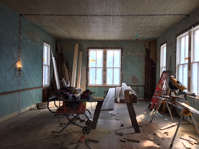 Renovation work in progress